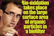 Passive landfill gas biofilter