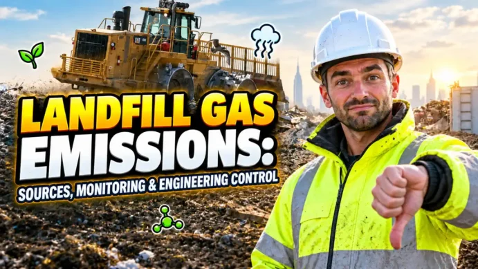 Featured image with text to illustrate: Landfill Gas Emissions Sources Monitoring and Engineering Control edited.