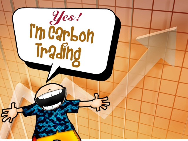 Carbon trading graphic