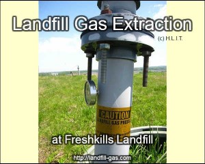 Landfill gas wells