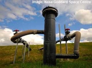 Landfill gas extraction equipment image