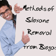 Siloxane removal from biogas