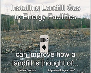 landfill gas energy process facility meme