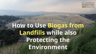 Image shows cover from the YouTube Video: "How to Use biogas from Landfills".