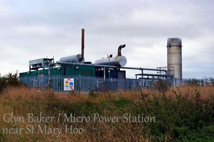 Image of a landfill gas power plant.
