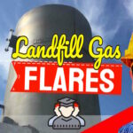 Feature image for article about landfill gas flares.