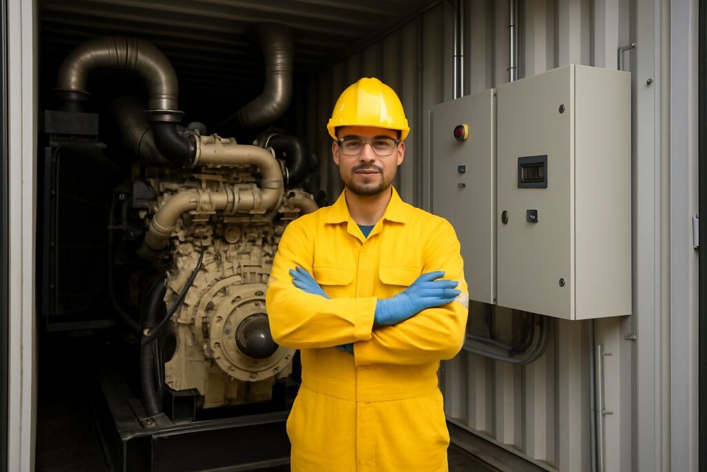 A landfill gas technician skilled in maintaining the gas engines that are the workhorse of landfill gas to energy conversion.