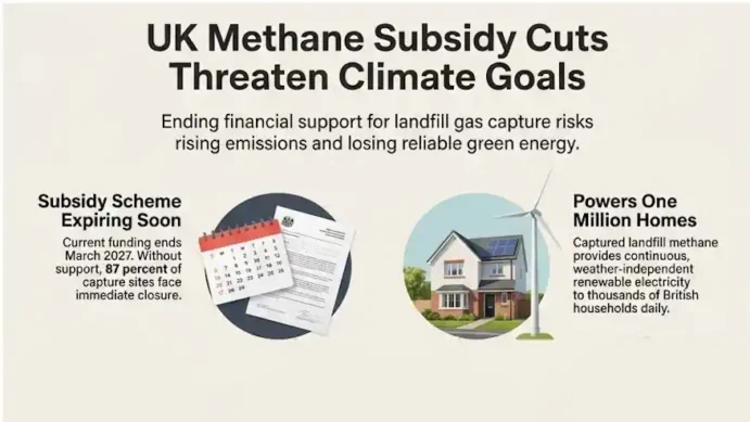 Featured infographic UK Methane Subsidy Cuts Threaten Climate Goals.