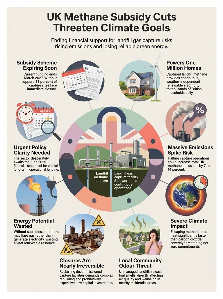 As RO Methane Gas Capture Subsidy UK Landfill Gas Subsidy Cuts Risk Rising Emissions As RO Methane Gas Capture Subsidy UK Landfill Gas Subsidy Cuts Risk Rising Emissions