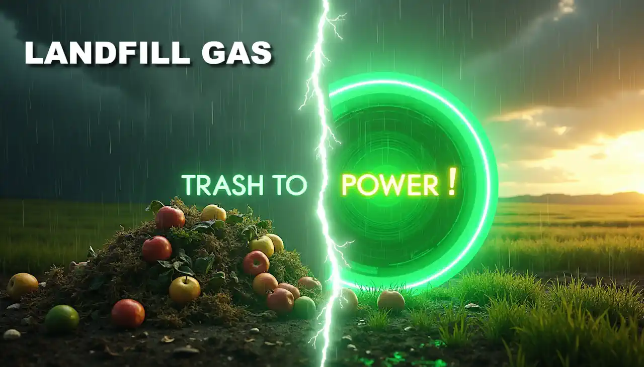 What Home Water Softeners and Landfill Gas Have in Common when landfill gas is trash to power.