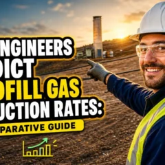 Featured image with text: HOW ENGINEERS PREDICT LANDFILL GAS PRODUCTION RATES.