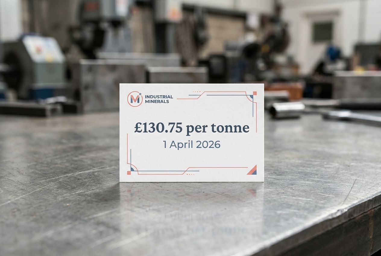 A high-end graphic showing the £130.75 per tonne landfill tax rate for April 2026. A high-end graphic showing the £130.75 per tonne landfill tax rate for April 2026.