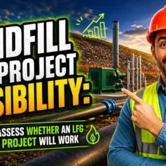 Image with the text: Landfill Gas Project Feasibility How to Assess Whether an LFG Energy Project Will Work.