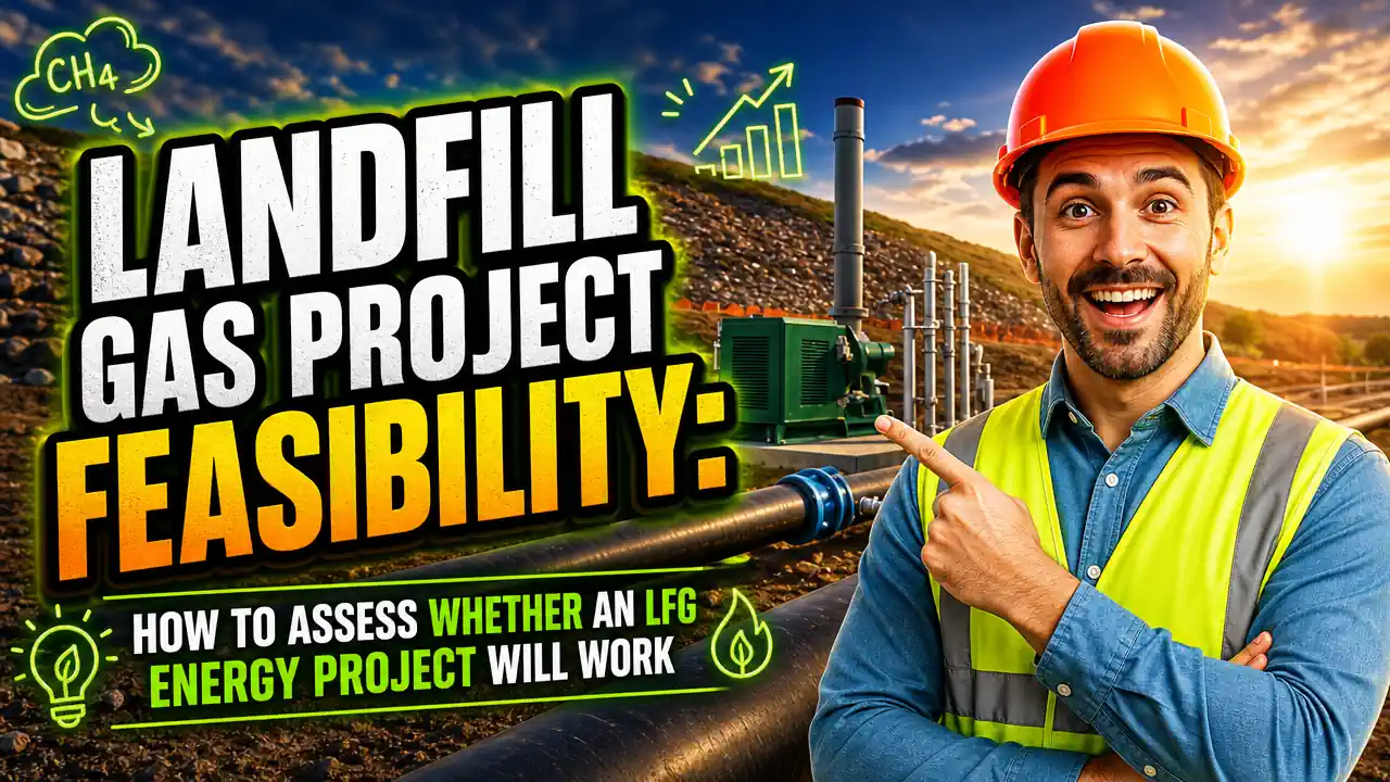 Image with the text: Landfill Gas Project Feasibility How to Assess Whether an LFG Energy Project Will Work.