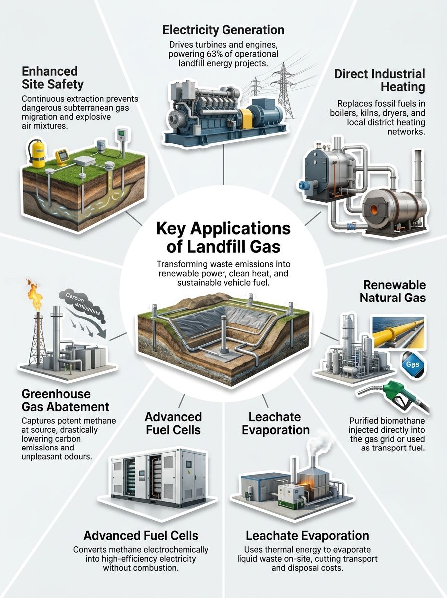 What is Landfill Gas Used for? Key Uses